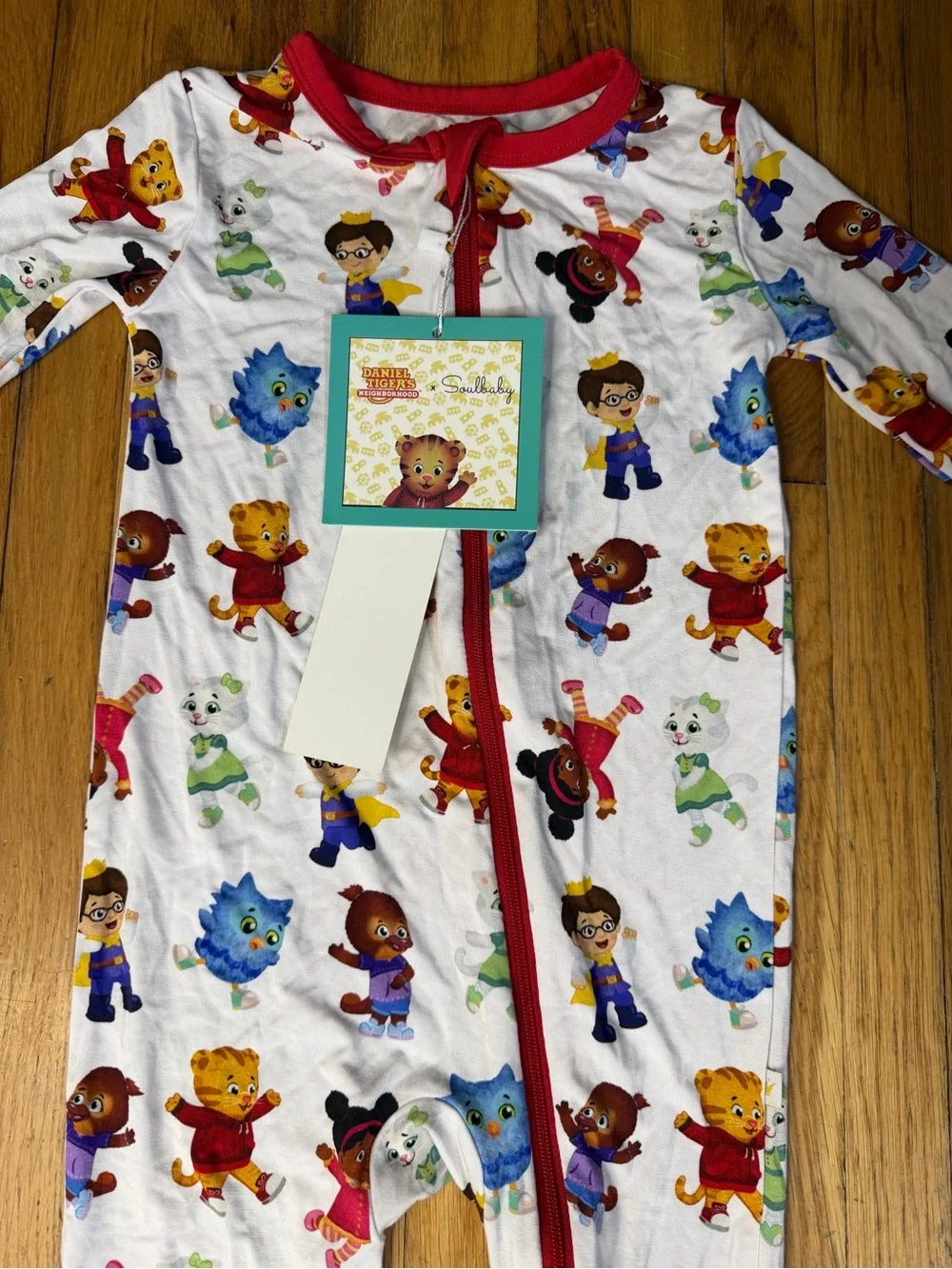 Soul Baby Bamboo 12/18 Daniel Tigers Neighborhood Zippy NWT